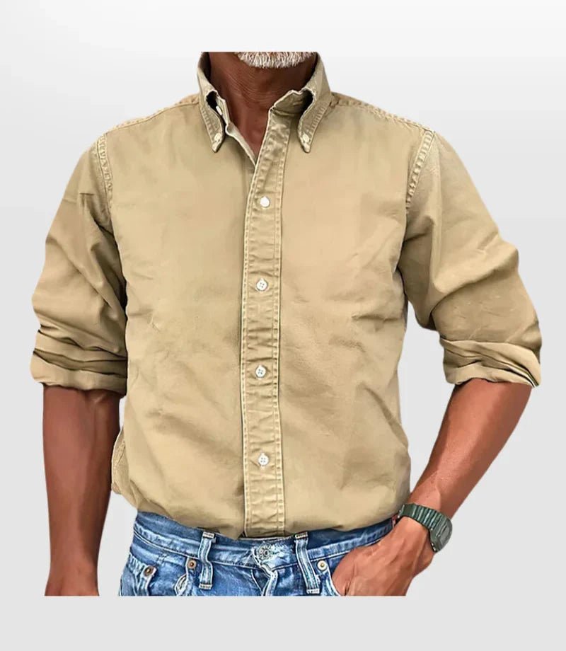 Anthony| Men's Dress Shirt - Classic Long - Sleeve for All - Day Comfort - Long Sleeve Shirts - AUS - 0260 - MOOD Melbourne