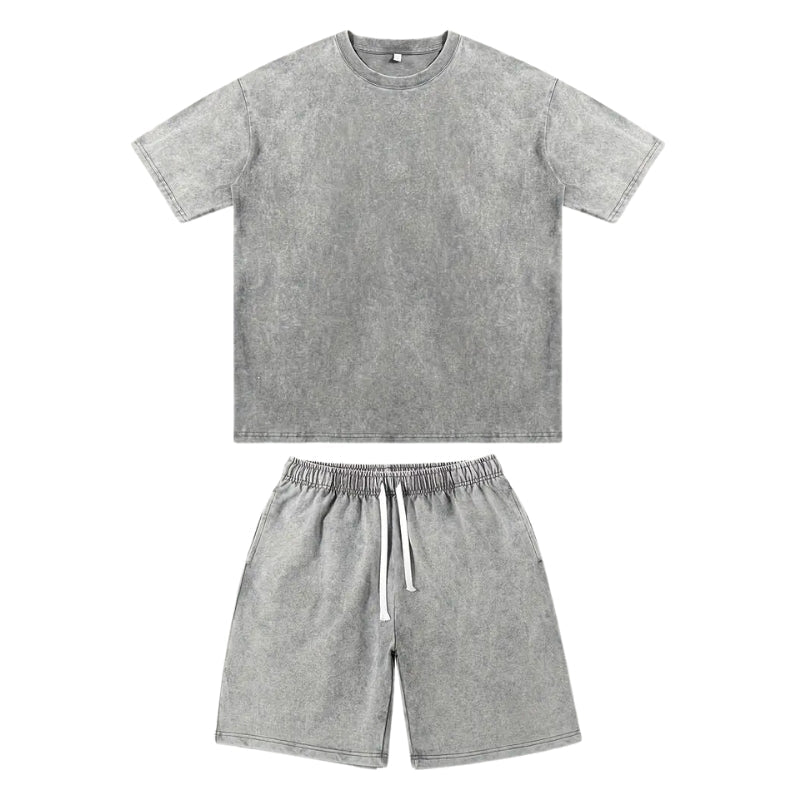 Jer™ Two - Piece Chill Set - PP122 - Gray - S - MOOD Melbourne