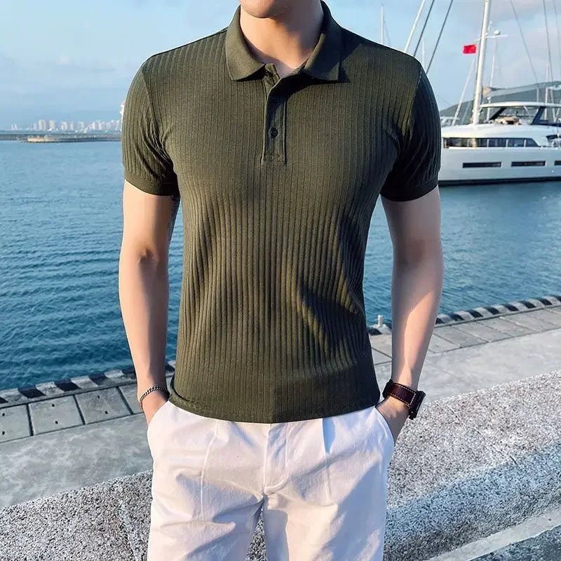 Kian™ | Effortless Summer Polo Shirt | stretching design that fits all men | 6 beautiful colours| style & confidence booster | selling out fast - MOOD Melbourne