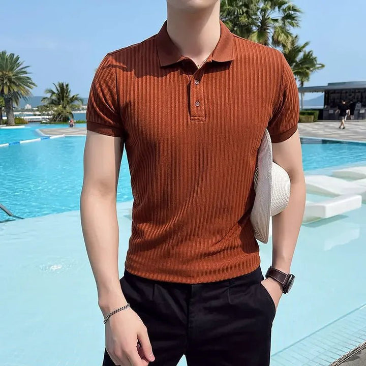 Kian™ | Effortless Summer Polo Shirt | stretching design that fits all men | 6 beautiful colours| style &amp; confidence booster | selling out fast - MOOD Melbourne