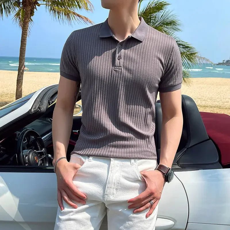 Kian™ | Effortless Summer Polo Shirt | stretching design that fits all men | 6 beautiful colours| style &amp; confidence booster | selling out fast - MOOD Melbourne