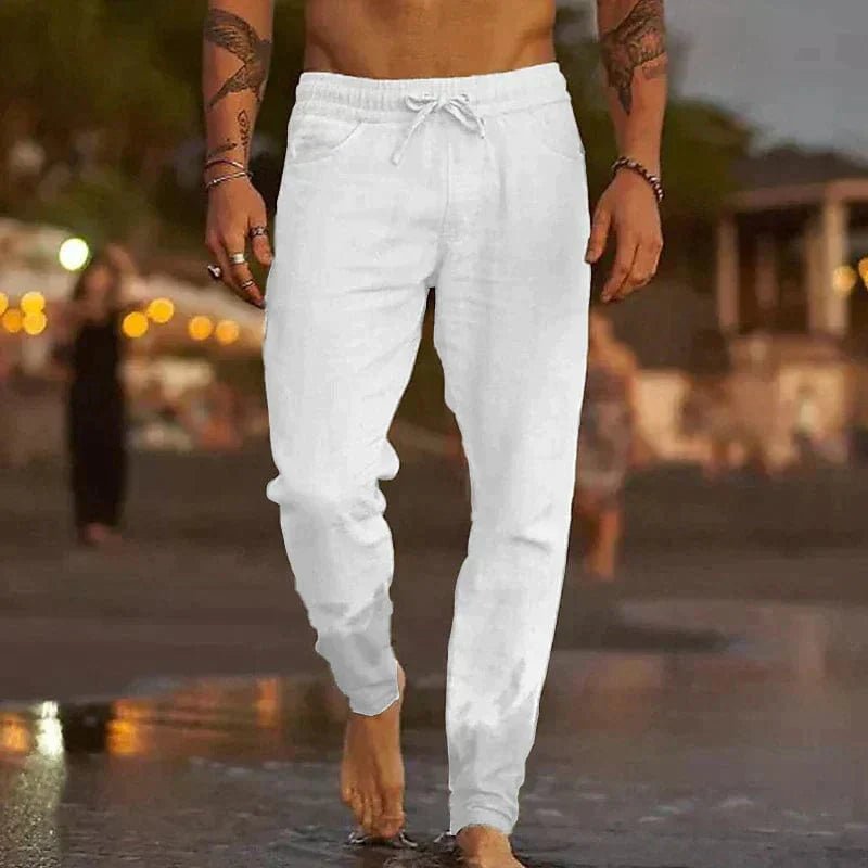 Lucian™ CASUAL LINEN TROUSERS - MOOD Melbourne