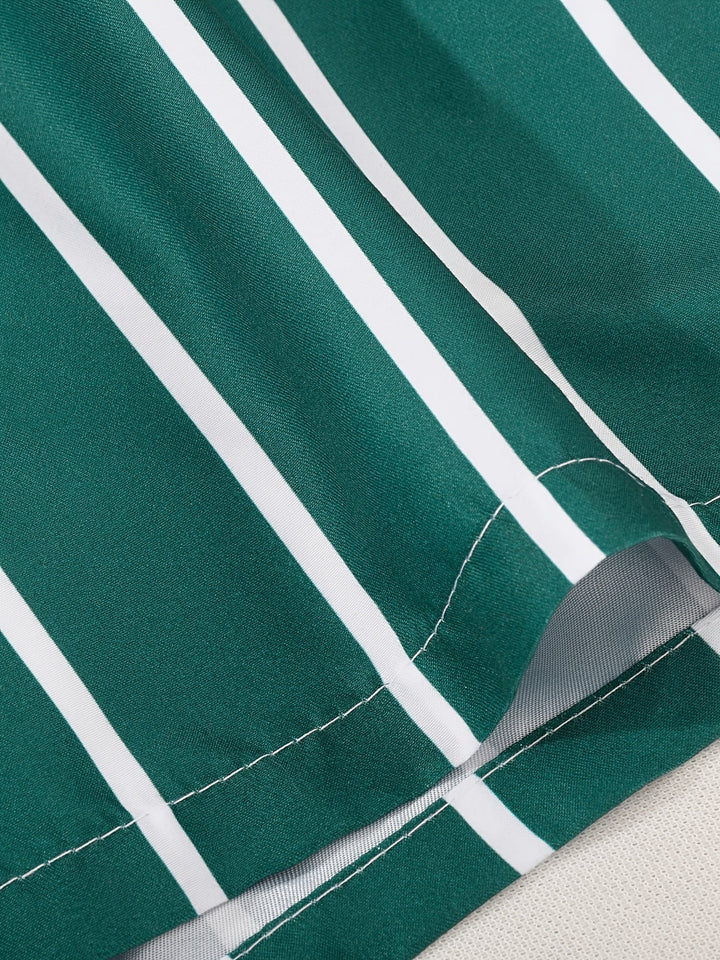 Michael™ | Effortless Striped Drawstring Shorts - MOOD Melbourne