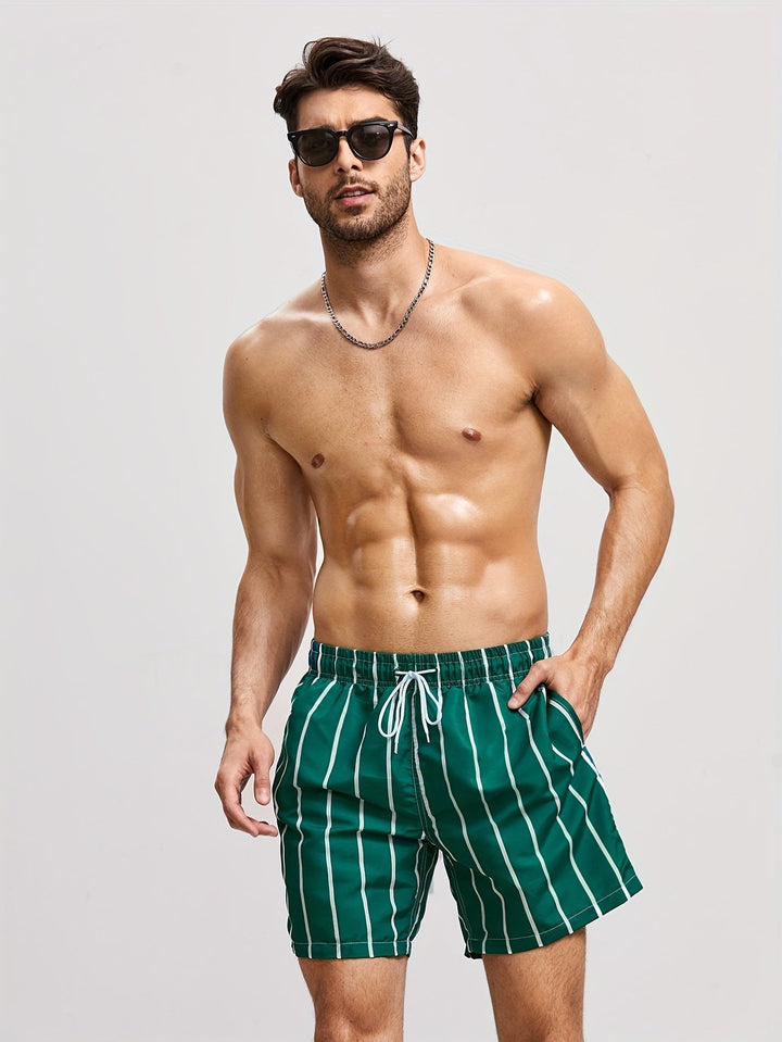 Michael™ | Effortless Striped Drawstring Shorts - MOOD Melbourne
