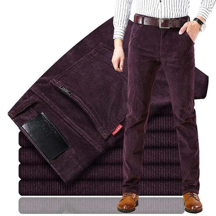 Mike™ Classic Corduroy Jeans - PP326 - Wine red - 30 AU - S - MOOD Melbourne