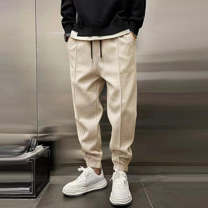 Ryan™ Loose Lounge Pants - Pants - PQ231 - Khaki - AU 8 - S - MOOD Melbourne