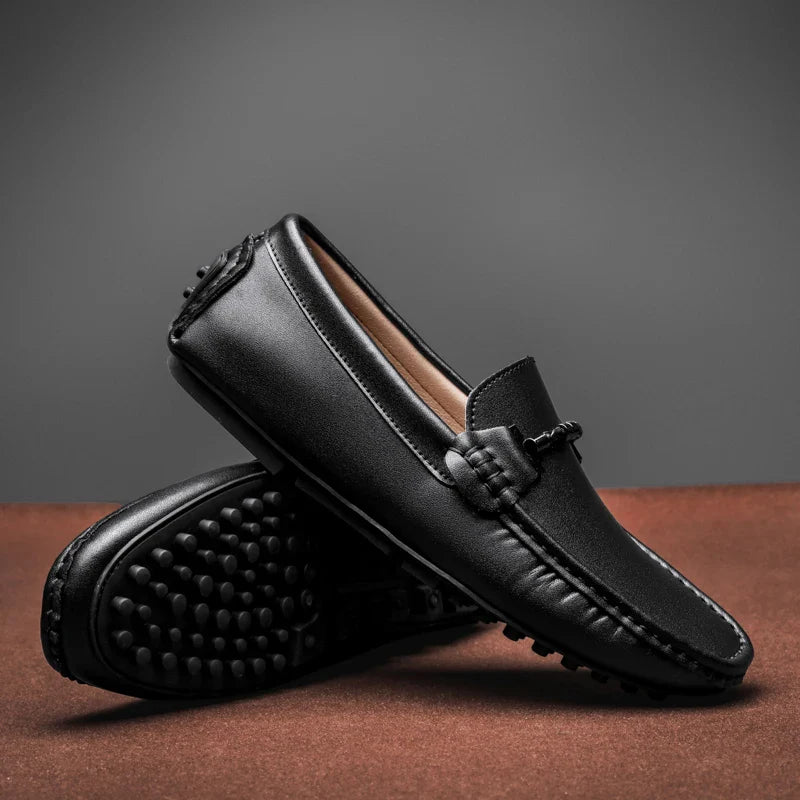 Sorrento™ Genuine Leather Loafers - Shoes - 14:365458