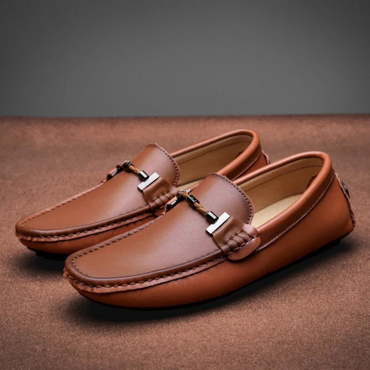 Sorrento™ Genuine Leather Loafers - Shoes - 14:365458