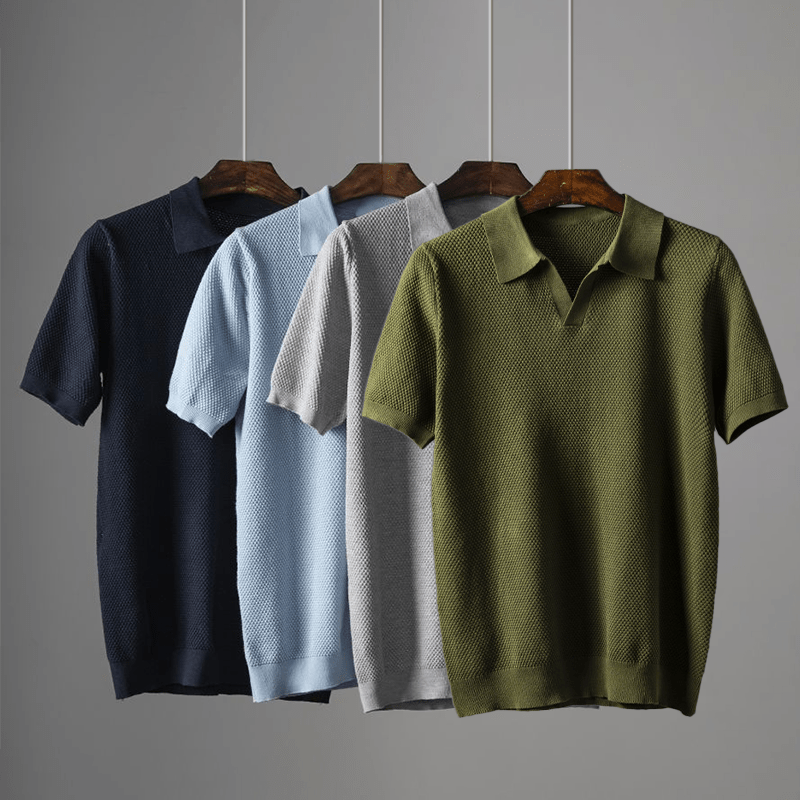 Stan™ | Casual Short Sleeve Polo Shirt - Men Shirts - AUS - M - 0006 - MOOD Melbourne