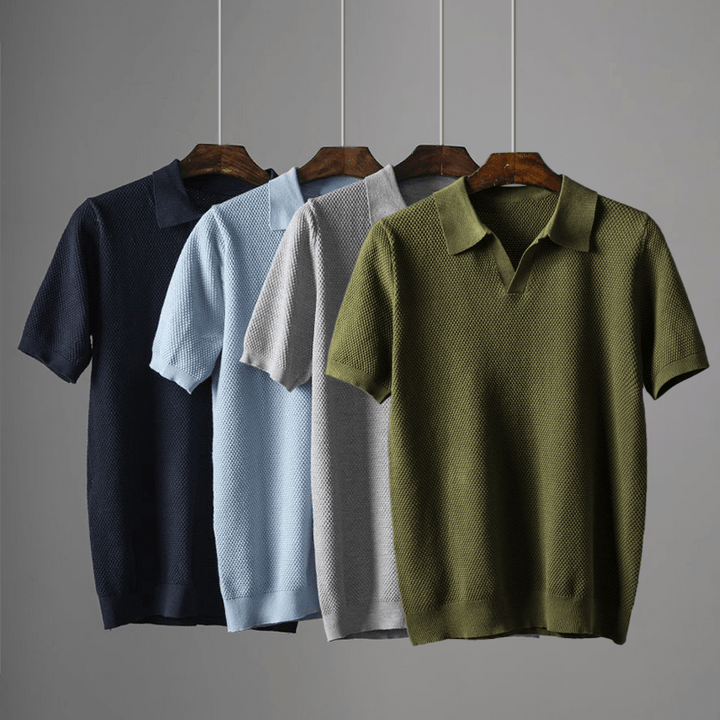 Stan™ | Casual Short Sleeve Polo Shirt - Men Shirts - AUS - M - 0006 - MOOD Melbourne